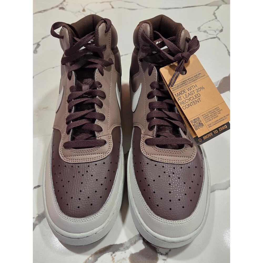 Nike Court Vision Mid Next Nature Baroque Brown Size 13 Men's DN3577-200 - Picture 4 of 6